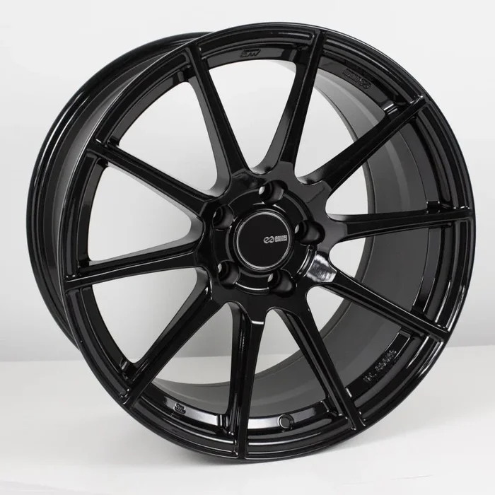 Enkei TS10 18×8.5 5×112 45mm Offset 72.6mm Bore Black Wheel