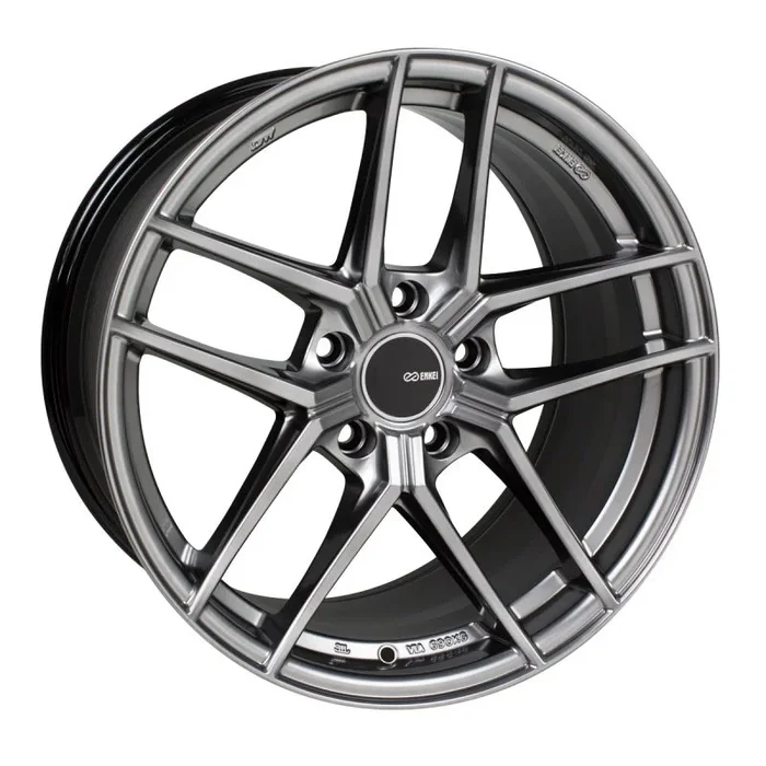 Enkei TY5 18×8.5 5×114.3 50mm Offset 72.6mm Bore Hyper Silver Wheel
