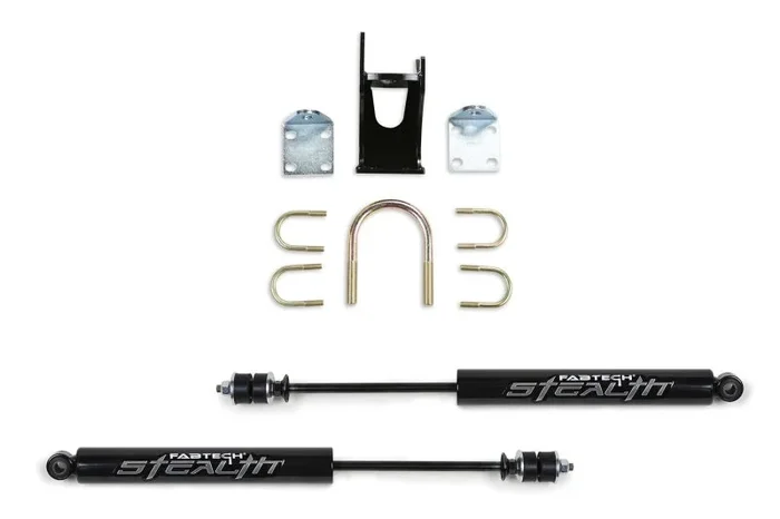 Fabtech 05-21 Ford F250/350 4WD Dual Stealth Steering Stabilizer Kit – Opposing Style24.6 lb