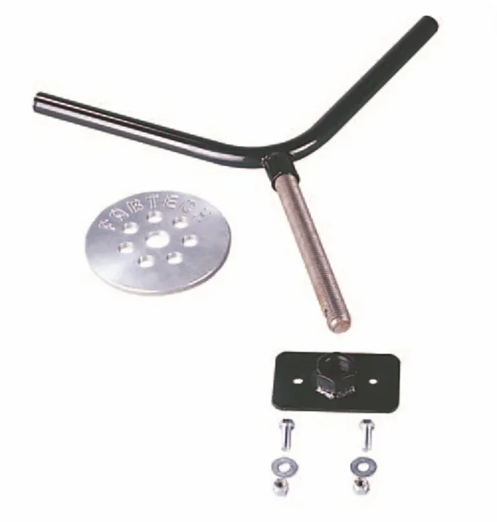 Fabtech Universal Spare Tire Flat Mount – Black