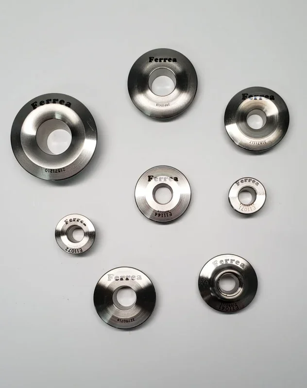 Ferrea Chevrolet LS1/LS7 (5/16) Double Spring Pro CNC Super 7 Deg Titanium Retainer – Set of 16
