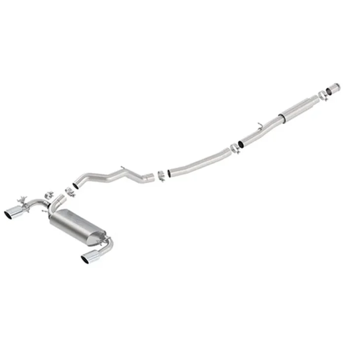 Ford Racing 2016-2017 Focus RS Active Sport Cat-Back Exhaust System w/ Polished Tips48.5 lb
