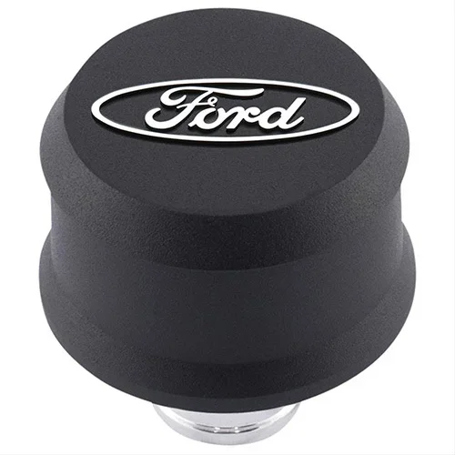 Ford Valve Cover Breather w/ Slant Edge – Alm Black