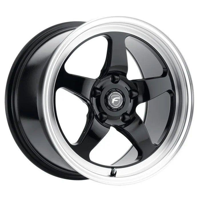Forgestar D5 Drag 18×5.0 / 5×115 BP / ET-37 / 1.5in BS Gloss Black Wheel