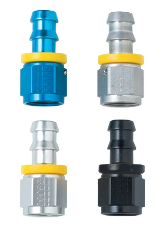 Fragola -10AN x 1/2 (-8)AN Push-Lite End Straight – Blue