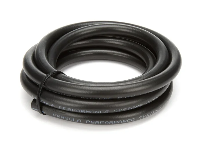 Fragola #4 Push-Lite Hose 10ft Hi-Temp – Black