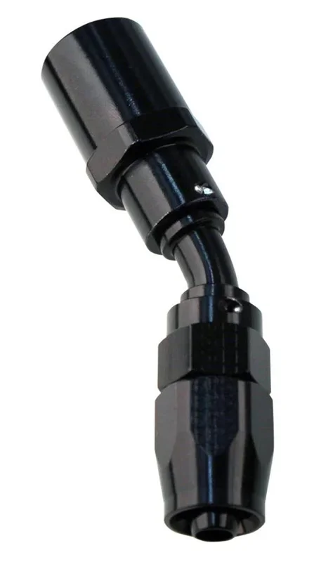 Fragola -6AN Pro-Flow x 30 Degree 3/8 EFI Quick Disconnect Hose End – Black