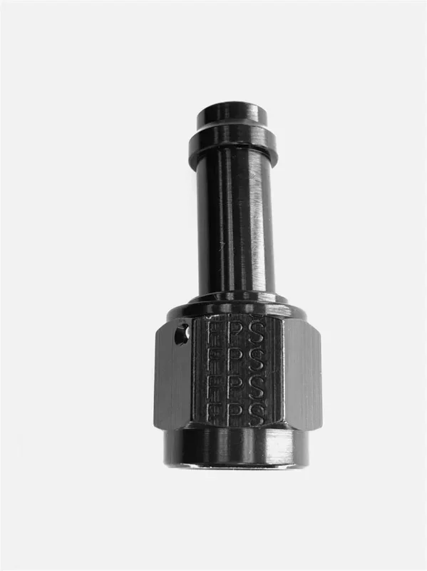 Fragola -6AN Straight EZ Street Hose End Black0.03 lb