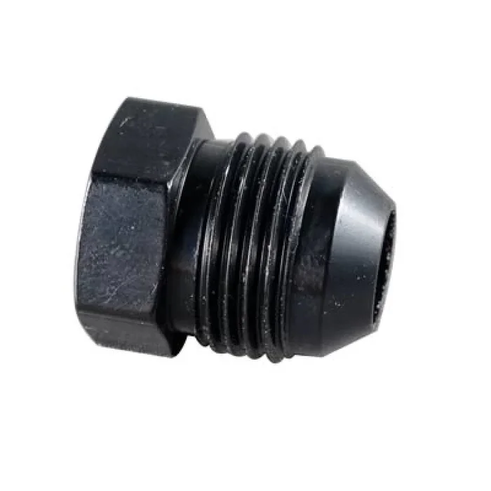 Fragola -8AN Aluminum FlarePlug – Black