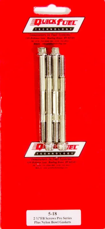 Fuel Bowl Screws – Pro Series – 4-Pack