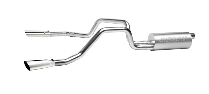 Gibson 00-03 Dodge Dakota SLT 3.9L 2.5in Cat-Back Dual Split Exhaust – Aluminized