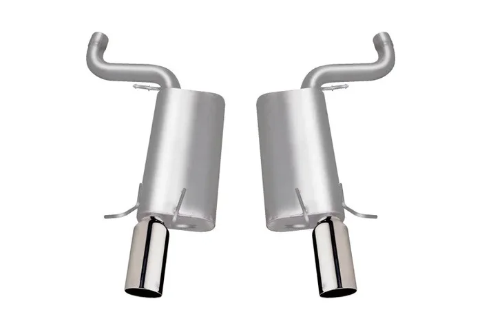 Gibson 06-08 Cadillac STS V 4.4L 2.5in Axle-Back Dual Exhaust – Stainless
