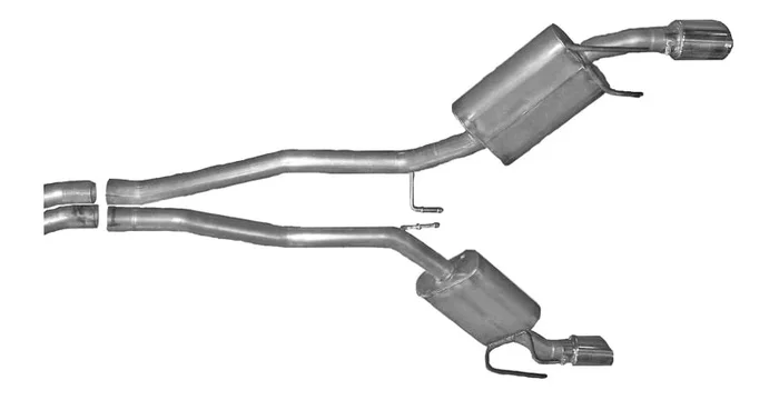 Gibson 2010 Chevrolet Camaro SS 6.2L 2.25in Cat-Back Dual Exhaust – Stainless