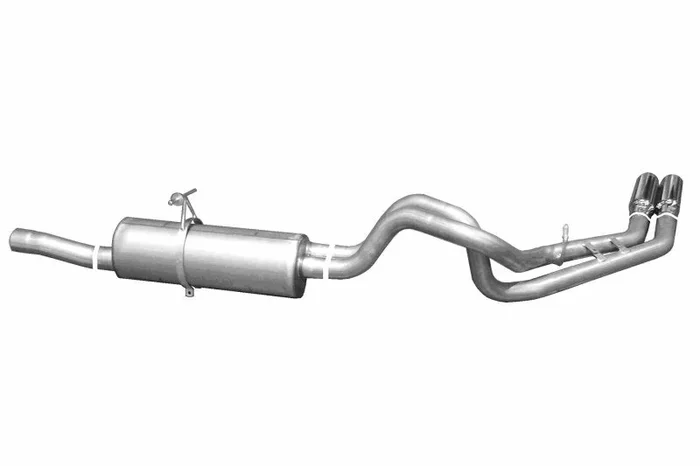 Gibson 99-04 Ford F-250 Super Duty Lariat 6.8L 2.5in Cat-Back Dual Sport Exhaust – Stainless