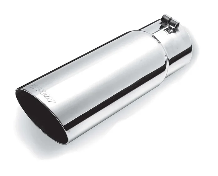 Gibson Exhaust Stainless Single Wall An gle Exhaust Tip