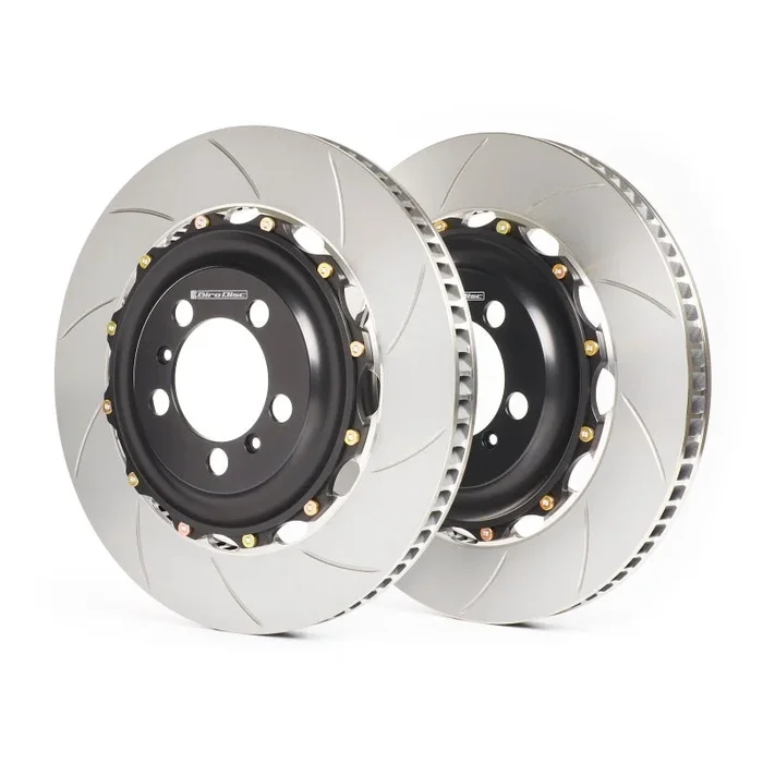GiroDisc 2016+ Chevrolet Camaro ZL1 (6th Gen Incl 1LE Pkg Shorter Front Pad) Slotted Front Rotors60.9 lb
