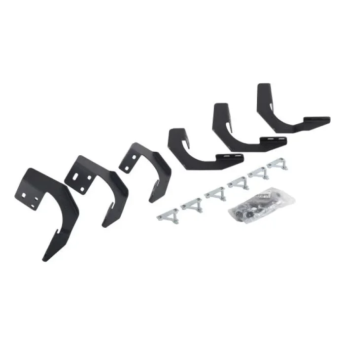 Go Rhino 05-22 Toyota Tacoma DC 4DR Mounting Brackets (V-Series V3/RB10 Slim/RB20 Slim) – Tex. Blk