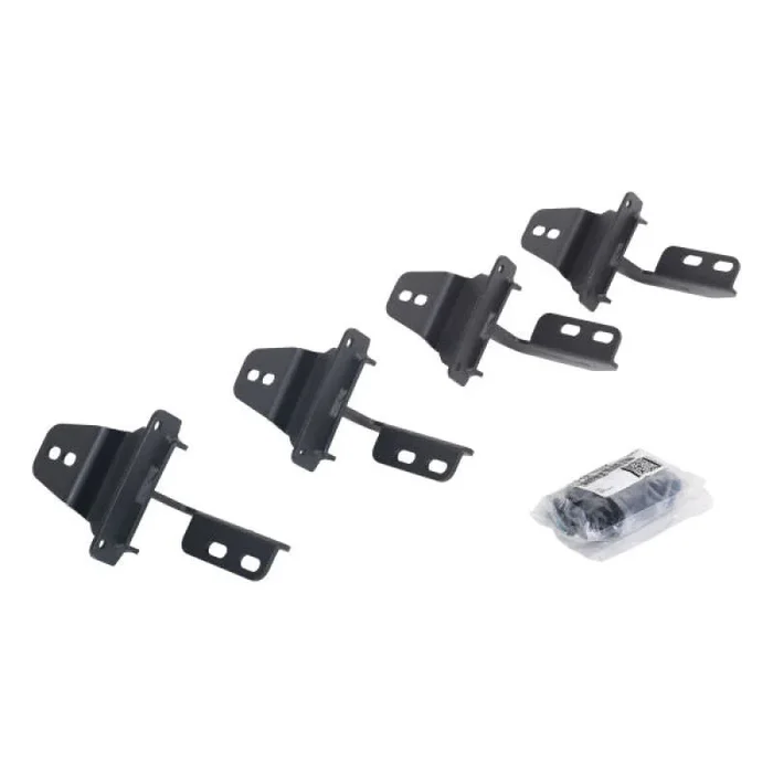 Go Rhino 07-18 Jeep Wrangler JK 2DR Mounting Brackets (V-Series V3/RB10 Slim/RB20 Slim) – Tex. Blk