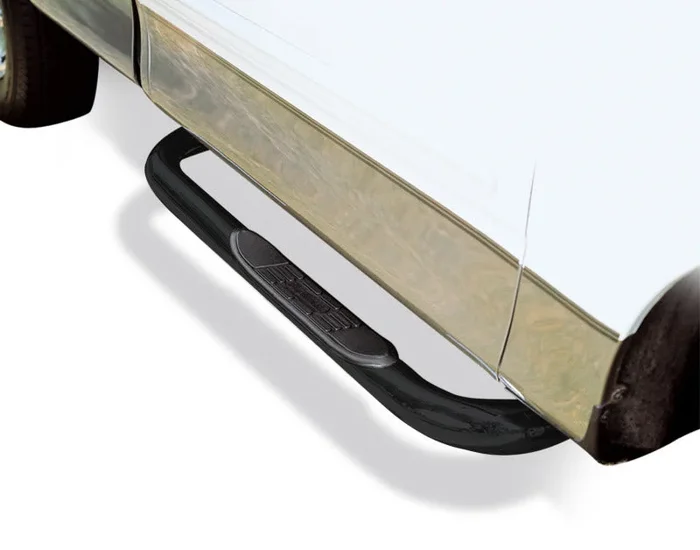 Go Rhino 99-18 GMC Sierra 1500/2500HD/3500/3500HD 4000 Series SideSteps – Cab Length – Black