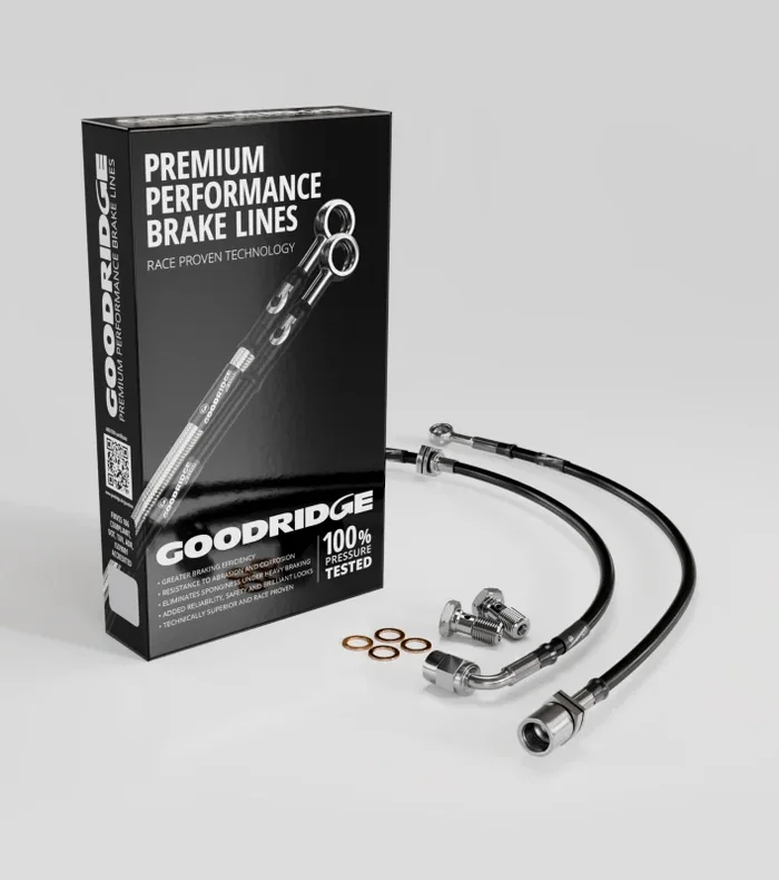 Goodridge 89-98 Nissan 240SX/300ZX Stainless Steel Front Brake Lines0.9 lb