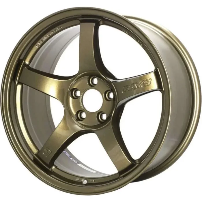 Gram Lights 57CR 18×8.5 +37 5-108 Almite Gold Wheel
