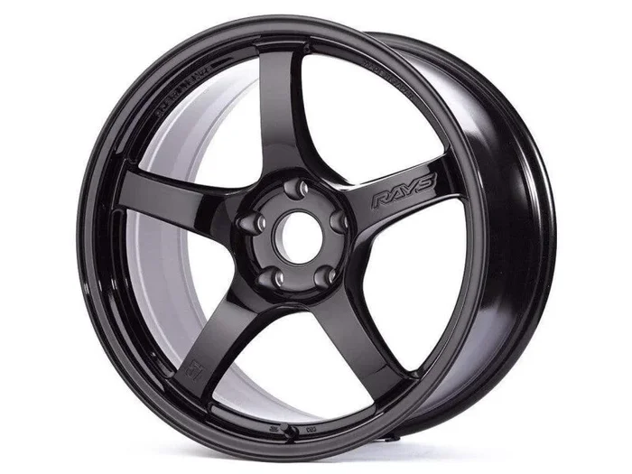 Gram Lights 57CR 18×9.5 +38 5-114.3 Glass Black Wheel (Min Order Qty Of 20)
