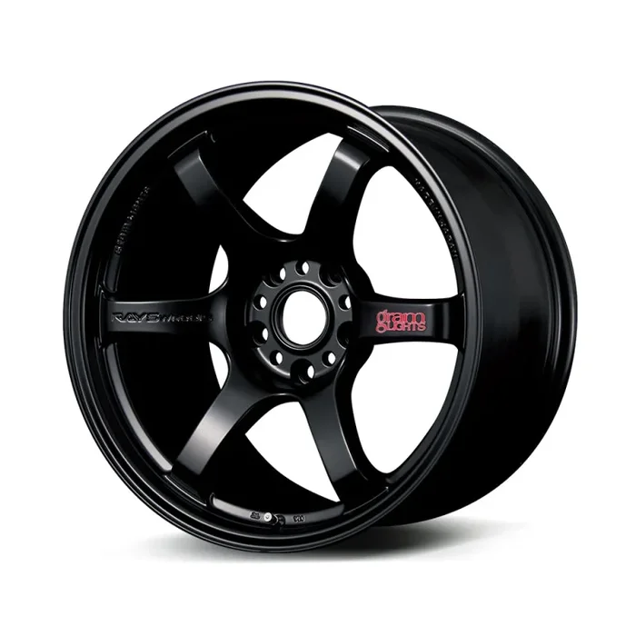 Gram Lights 57DR 18×9.5 +12 5-114.3 Semi Gloss Black Wheel