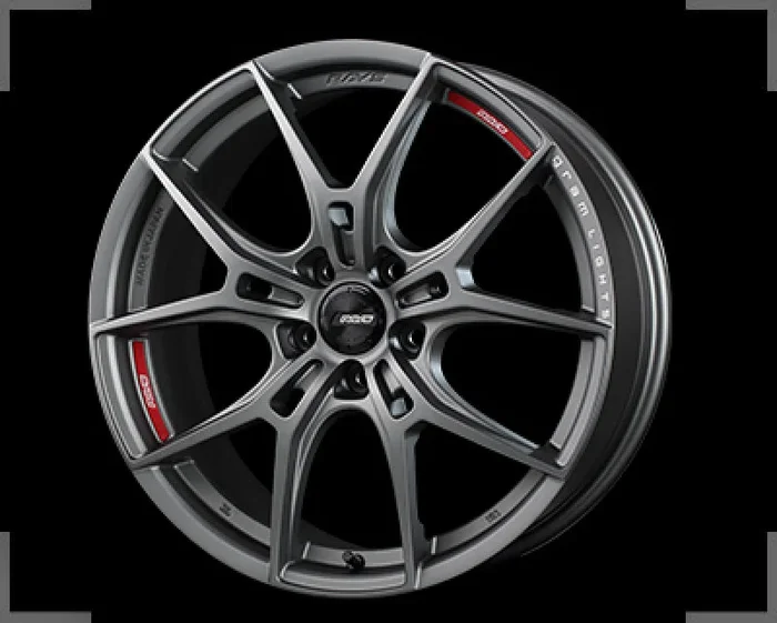 Gram Lights 57FXZ Overseas 19×10.5 +20 5-114.3 Matte Graphite w/Machining Wheel