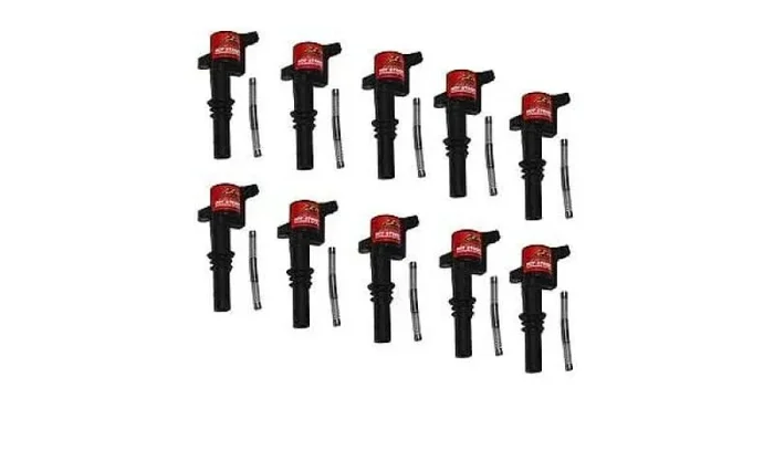 Granatelli 05-10 Ford 6.8L V10 3V Hot Street Coil On Plug Coil Packs – Black (Set of 10)