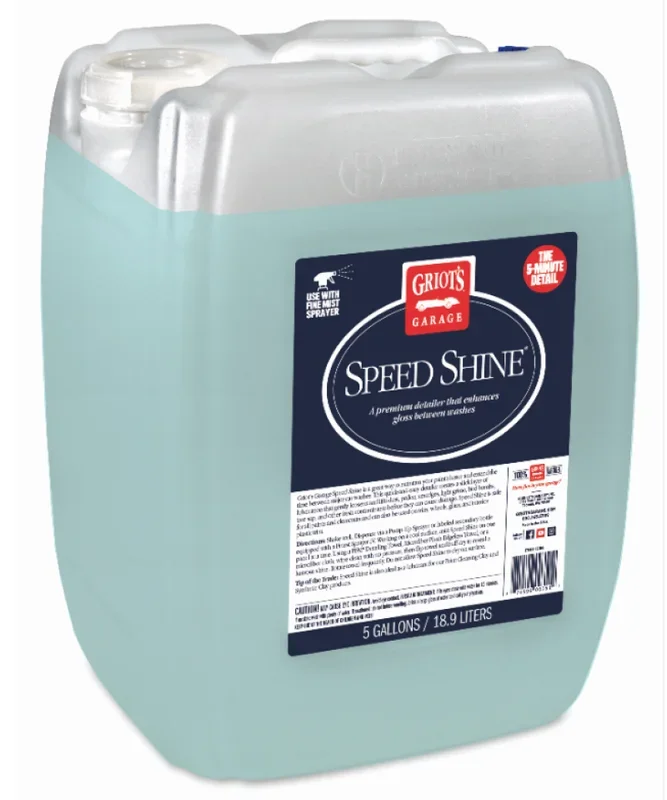 Griots Garage Speed Shine – 5 Gallons (Minimum Order Qty of 2 – No Drop Ship)