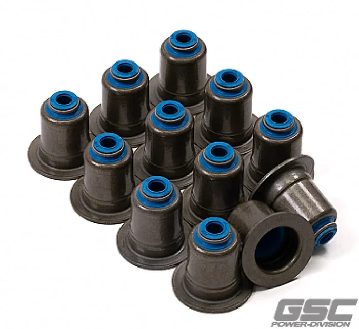 GSC P-D Toyota Supra/BMW B58/N54/S55/S58 Viton Exhaust Valve Stem Seals – Set of 12