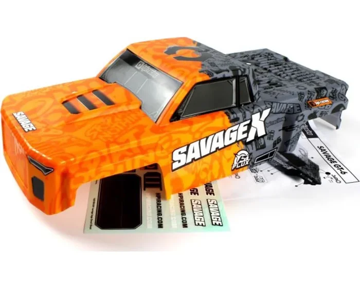 Gt-6 Sportcab Painted Truck Body Orange/Grey