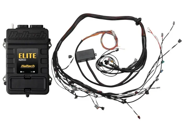 Haltech Elite 2500 Terminated Harness ECU Kit w/EV1 Injector Connectors11.5 lb