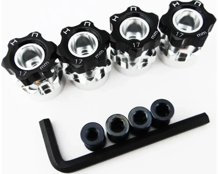 Hex Hub Adapters 12mm to 17mm W/ 6mm Offset