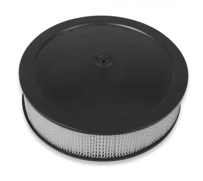 Holley 4150 Drop Base Air Cleaner Black w/3″ Paper Filter