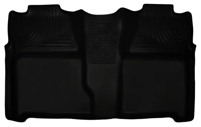 Husky Liners 07-13 Chevy Silverado 1500/2500HD Crew Cab PU Weatherbeater Black 2nd Seat Floor Liner