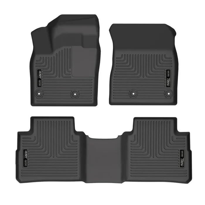 Husky Liners 21-22 Nissan Rogue WeatherBeater Front & 2nd Seat Floor Liners – Black