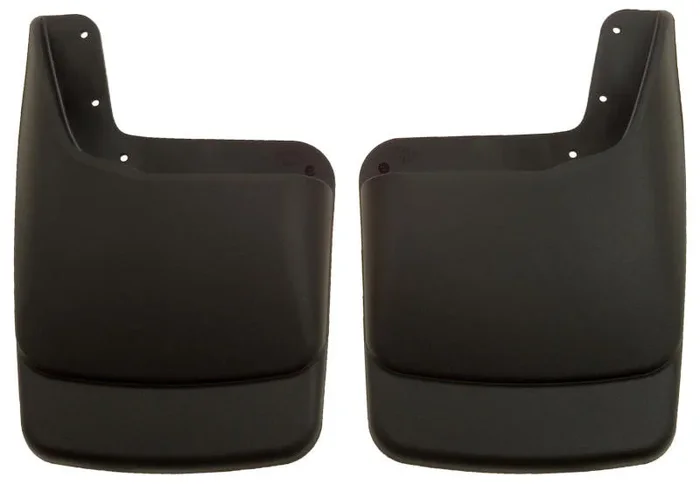 Husky Liners 99-09 Ford SuperDuty Regular/Super/Crew Cab Custom-Molded Rear Mud Guards (w/Flares)