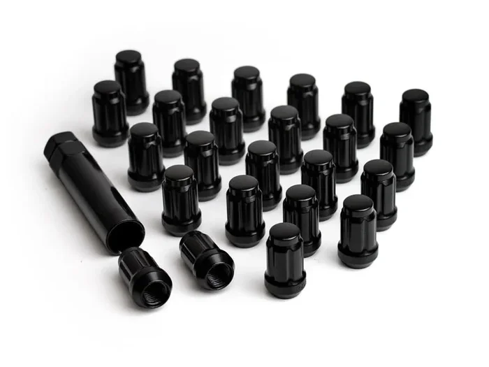 ICON Alloys Lug Nut Kit Black – 12×1.5 – 24 Lug Nuts w/ Key