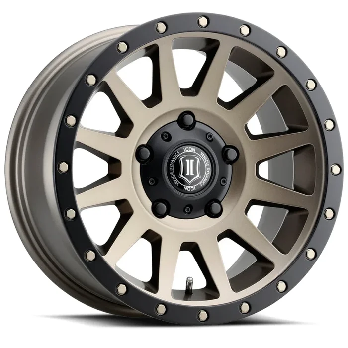 ICON Compression 17×8.5 5×150 25mm Offset 5.75in BS 110.1mm Bore Bronze Wheel
