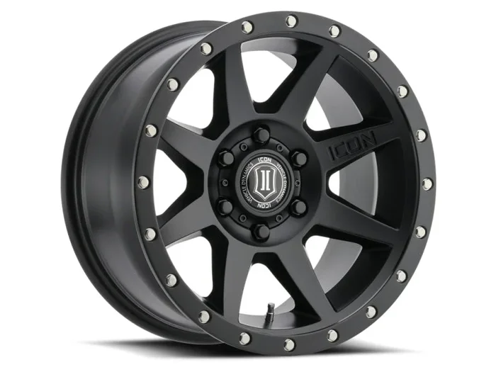 ICON Rebound Pro 17×8.5 5×5 -6mm Offset 4.5in BS 71.5mm Bore Satin Black Wheel
