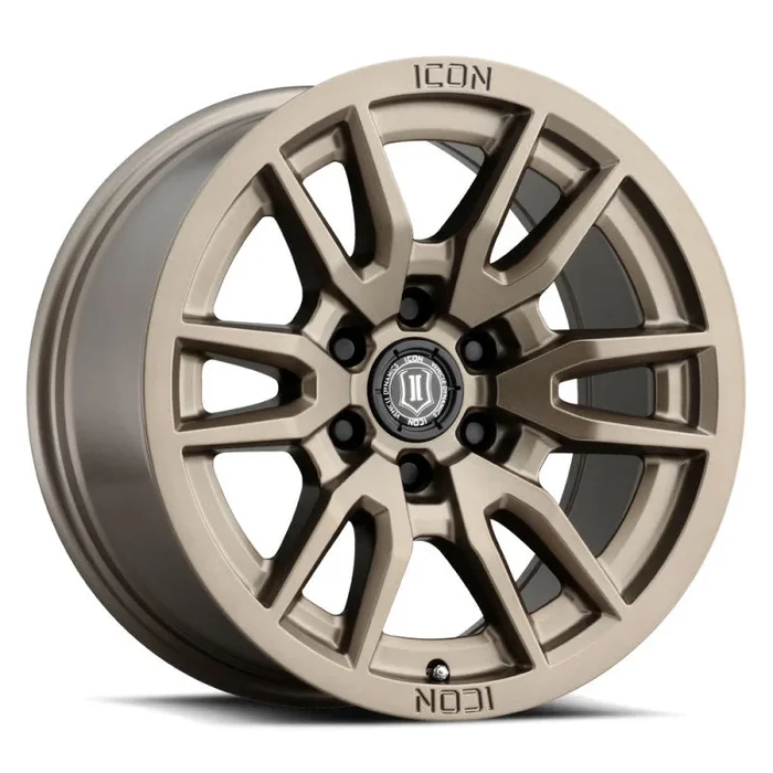 ICON Vector 6 17×8.5 6×5.5 25mm Offset 5.75in BS 95.1mm Bore Bronze Wheel
