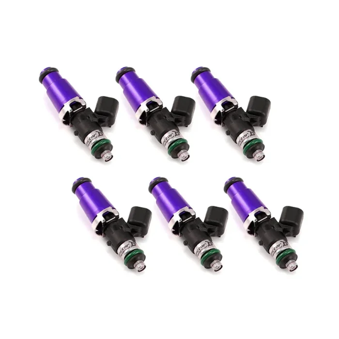 Injector Dynamics 1340cc Injectors – 60mm Length – 14mm Purple Top – 14mm Lower O-Ring (Set of 6)0.8 lb