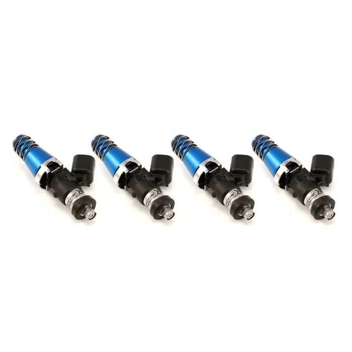 Injector Dynamics ID1050X Injectors 11mm (Blue) Adaptor Tops Denso Lower (Set of 4)0.6 lb