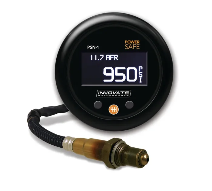 Innovate PSN-1 PowerSafe Nitrous Bottle Pressure / Wideband O2 Gauge Kit2.7 lb