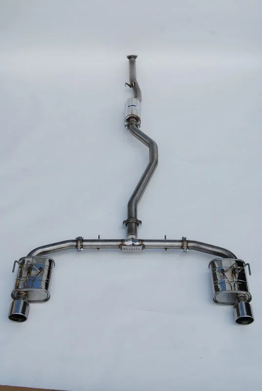 Invidia 2022+ Honda Civic Si (1.5T) 70mm Q300 Cat Back Exhaust – Rolled SS Tips