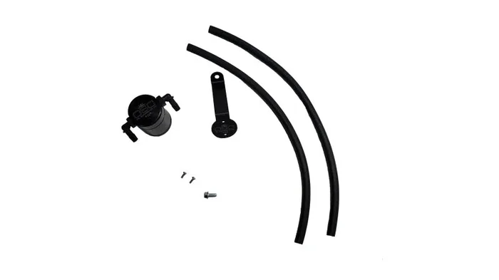 J&L 19-24 Ford/Lincoln SUV & Trucks w 2.0 EcoBoost Driver Side Oil Separator 3.0 – Black Ano1.5 lb