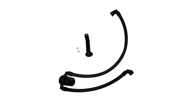 J&L 2024-2025 Ford Mustang 5.0L Oil Separator 3.0 PCV Side – Black Anodized2.0 lb