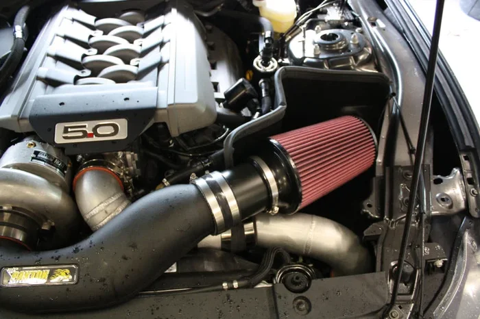 JLT 15-19 Ford Mustang GT (w/Paxton/Vortech Supercharger) Air Box w/Red Filter – Tune Req
