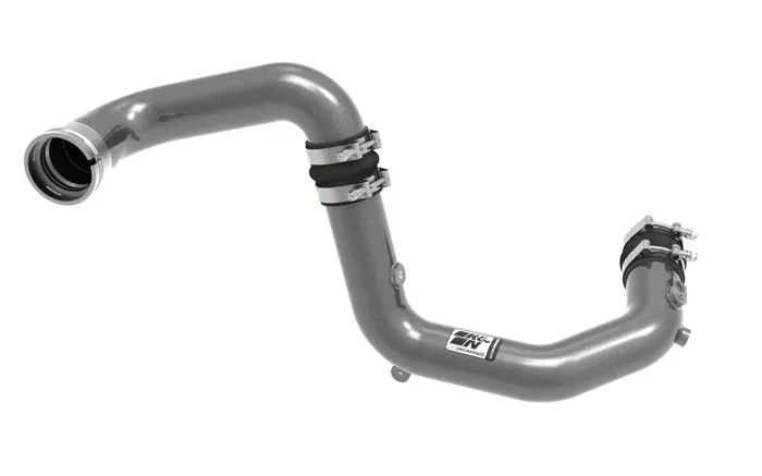 K&N 2023 Ford Bronco Raptor 3.0L V6 Aluminum Charge Pipe Kit – Gunmetal Gray